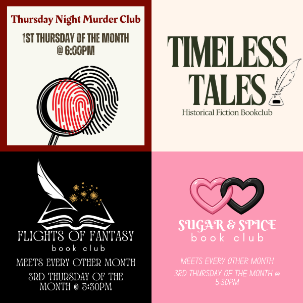 Book club logos